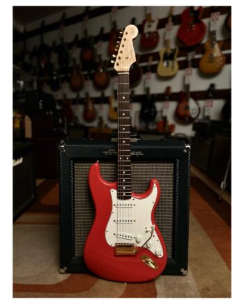 FENDER 1960 STRATOCASTER NOS FIESTA RED GOLD HARDWARE de 2005