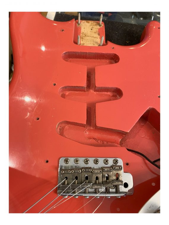 FENDER STRATOCASTER FIESTA RED REFIN de 1959
