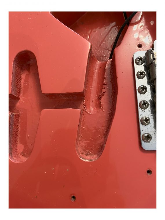 FENDER STRATOCASTER FIESTA RED REFIN de 1959