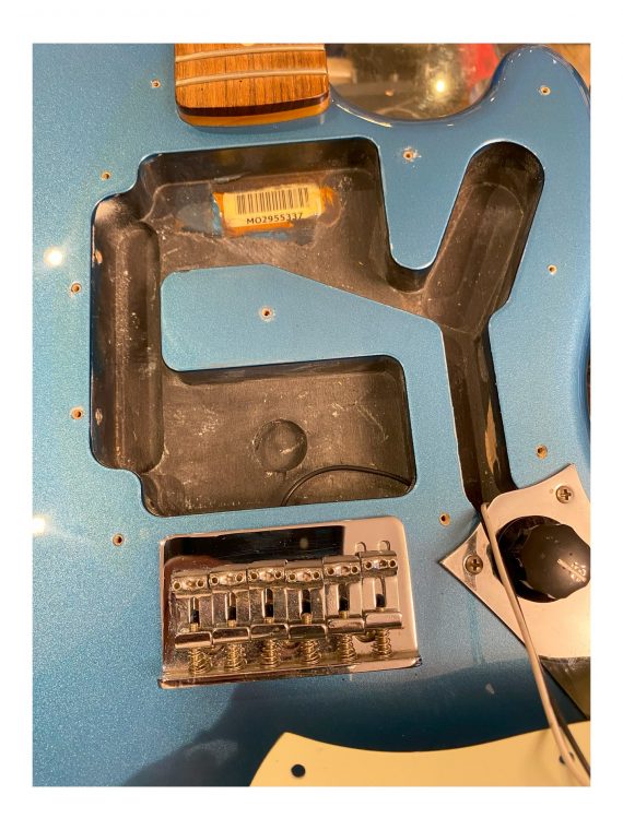 FENDER MUSTANG SPECIAL PAWN SHOP LAKE PLACID BLUE de 2012