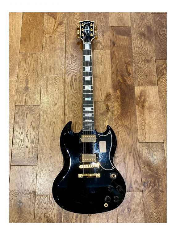 GIBSON SG CUSTOM SHOP LIMITED RUN CUSTOM EBONY de 2017