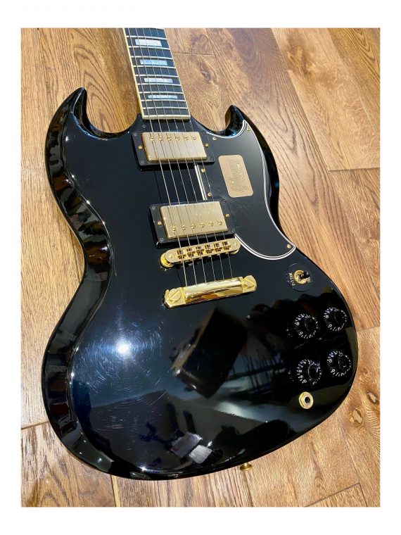 GIBSON SG CUSTOM SHOP LIMITED RUN CUSTOM EBONY de 2017