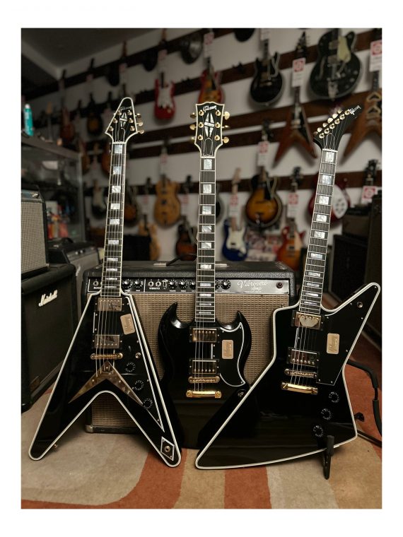 GIBSON SG CUSTOM SHOP LIMITED RUN CUSTOM EBONY de 2017