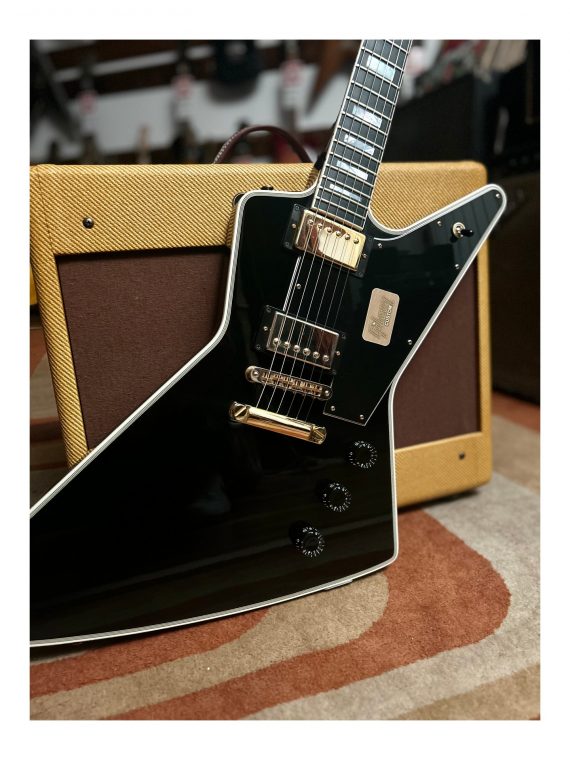 GIBSON EXPLORER CUSTOM SHOP LIMITED RUN CUSTOM EBONY de 2017