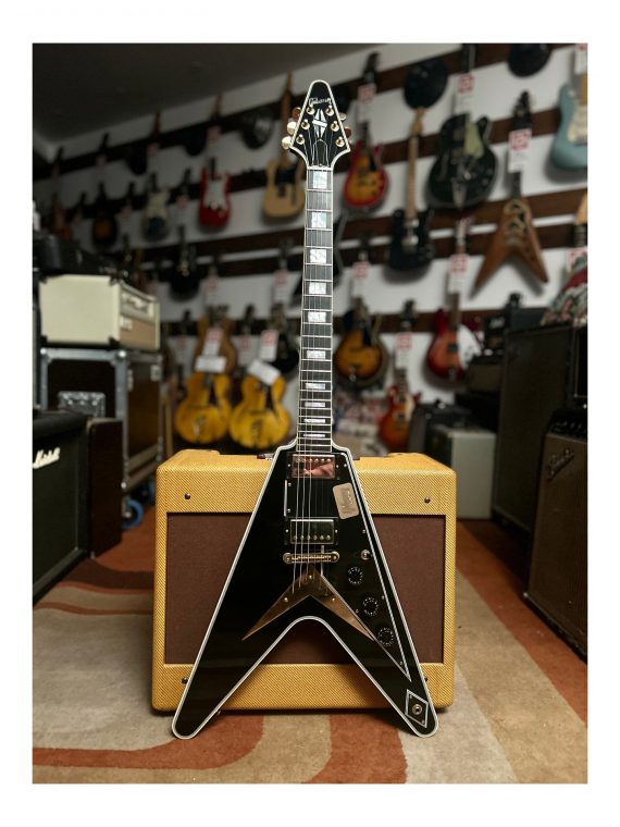 GIBSON FLYING V CUSTOM SHOP LIMITED RUN CUSTOM EBONY de 2017