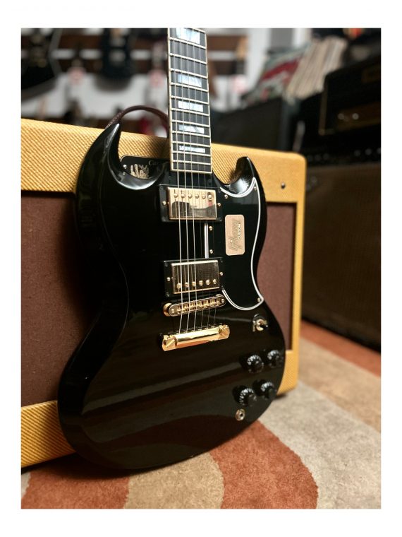 GIBSON SG CUSTOM SHOP LIMITED RUN CUSTOM EBONY de 2017