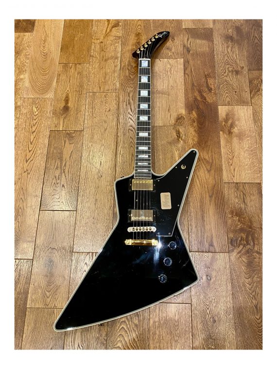 GIBSON EXPLORER CUSTOM SHOP LIMITED RUN CUSTOM EBONY de 2017