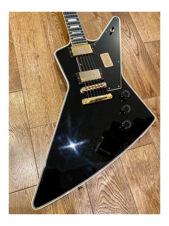 GIBSON EXPLORER CUSTOM SHOP LIMITED RUN CUSTOM EBONY de 2017