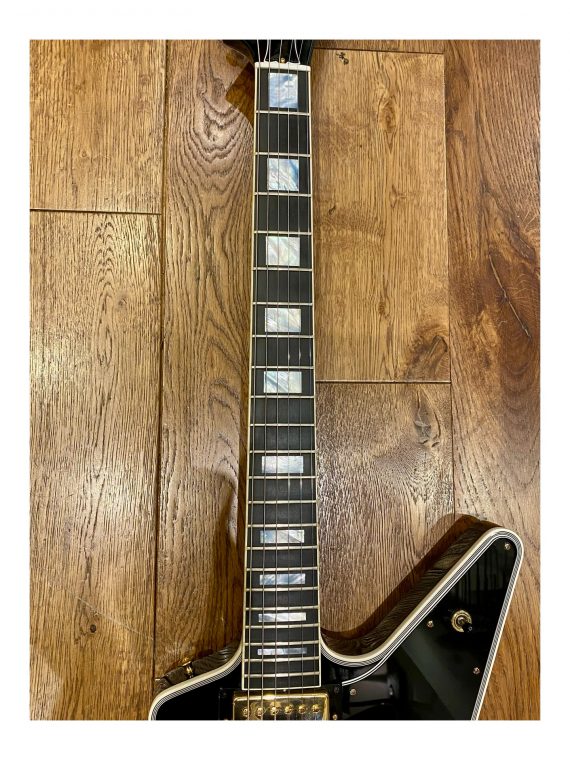 GIBSON EXPLORER CUSTOM SHOP LIMITED RUN CUSTOM EBONY de 2017