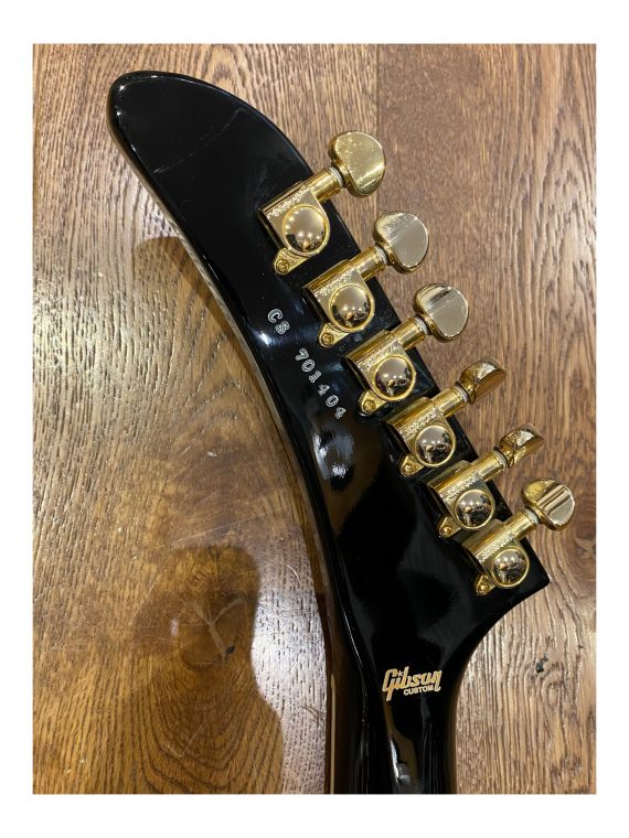 GIBSON EXPLORER CUSTOM SHOP LIMITED RUN CUSTOM EBONY de 2017