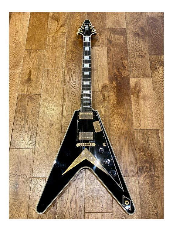 GIBSON FLYING V CUSTOM SHOP LIMITED RUN CUSTOM EBONY de 2017
