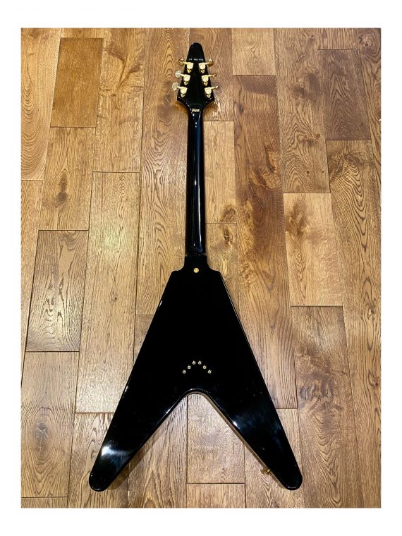 GIBSON FLYING V CUSTOM SHOP LIMITED RUN CUSTOM EBONY de 2017