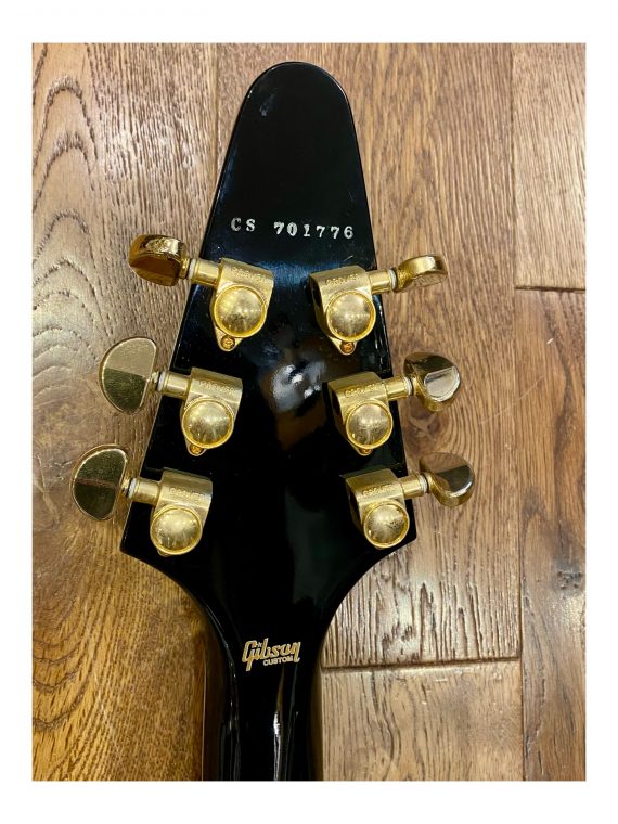GIBSON FLYING V CUSTOM SHOP LIMITED RUN CUSTOM EBONY de 2017