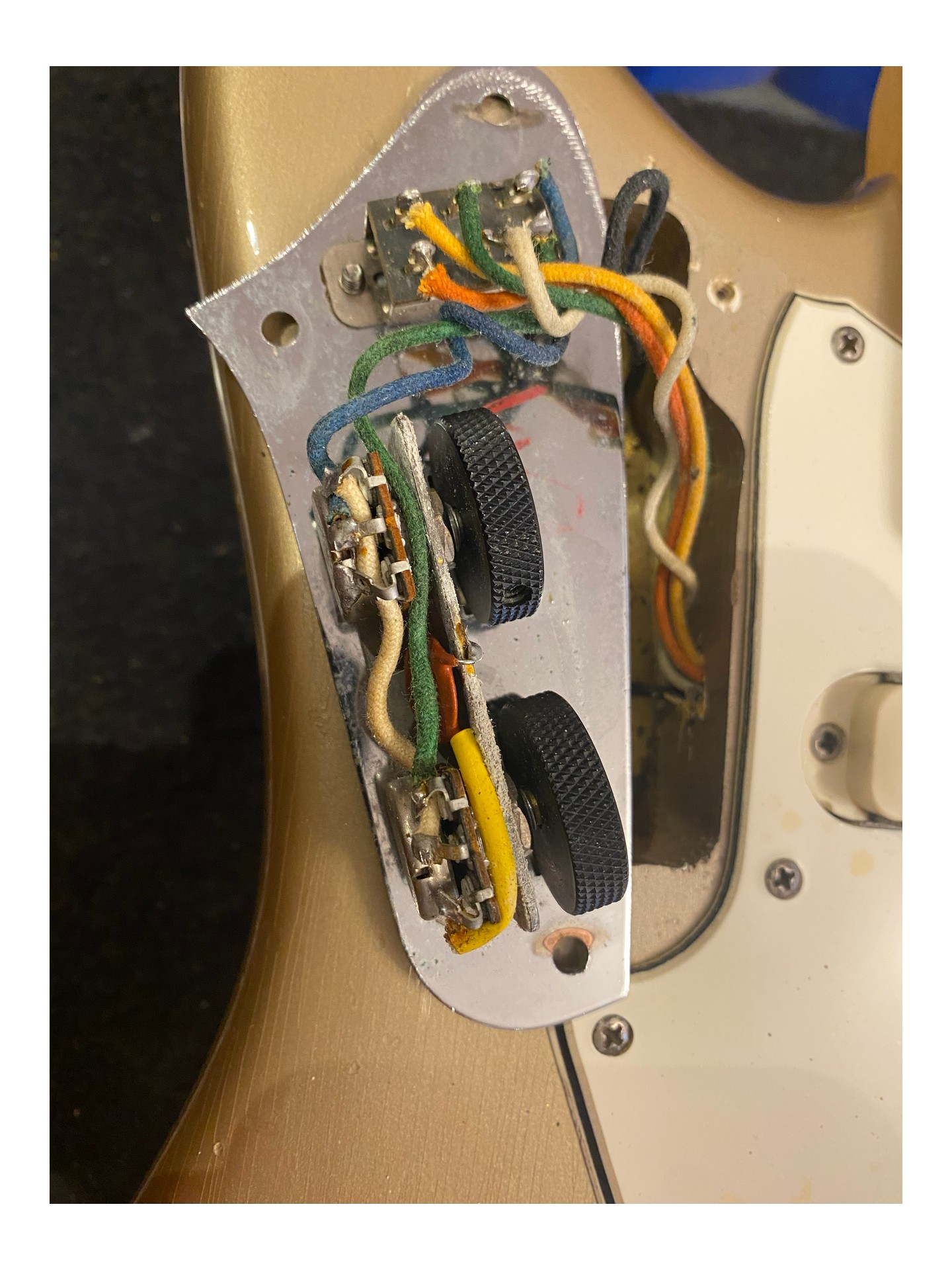 FENDER JAGUAR SHORELINE GOLD de 1964