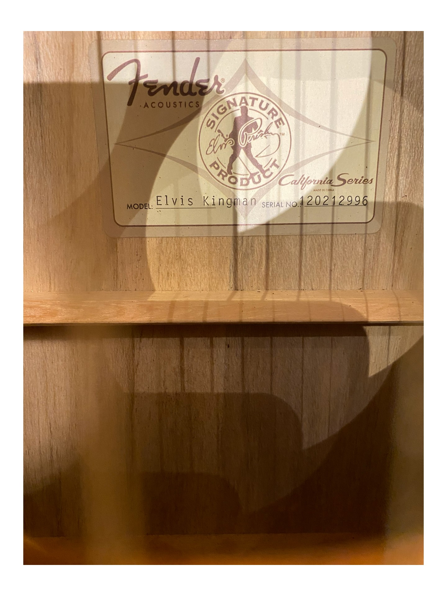 Fender Kingman Elvis Presley Signature Model de 2012