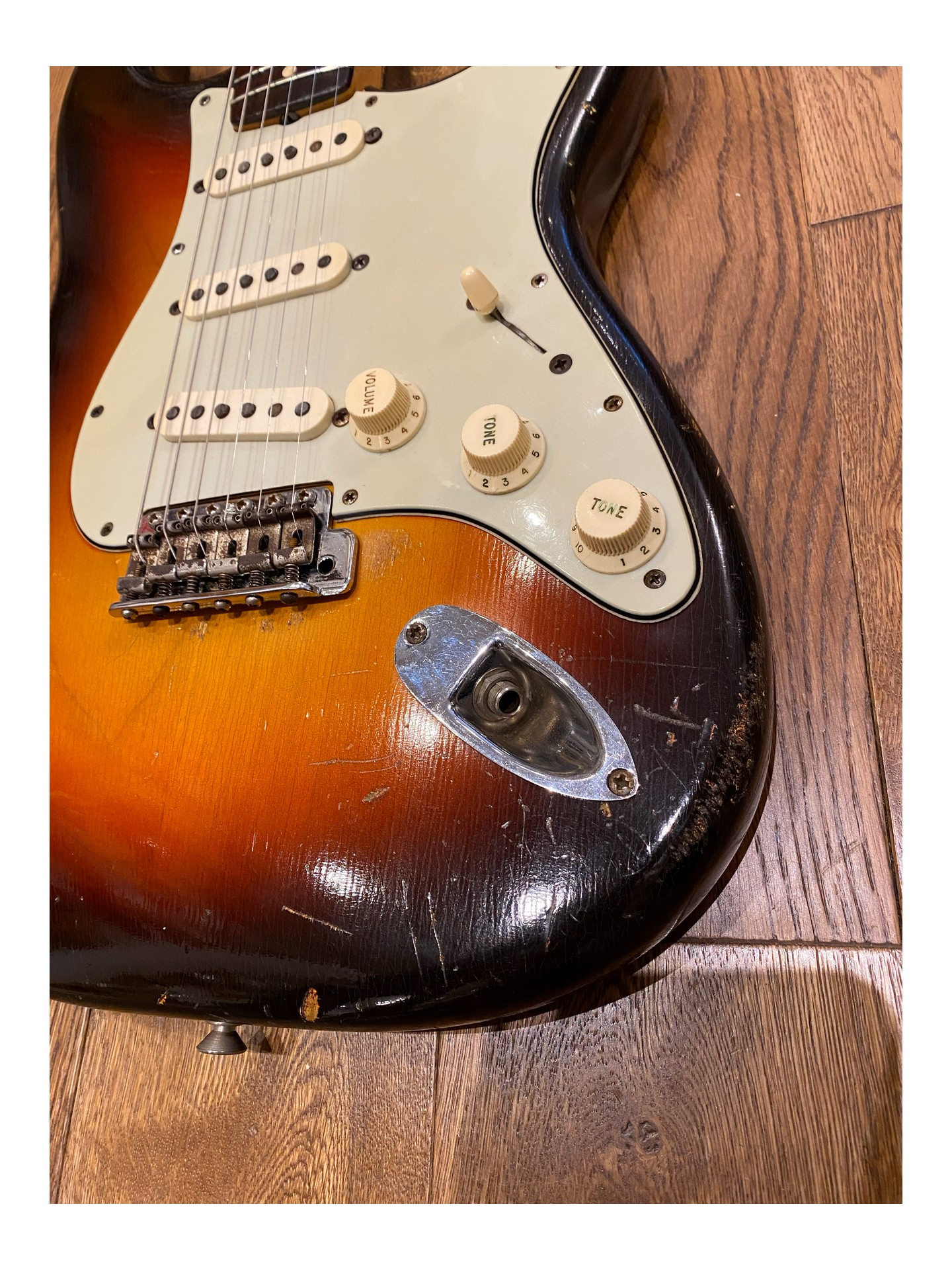 FENDER STRATOCASTER CLIVE BROWN BODY ONLY REFIN de 1960