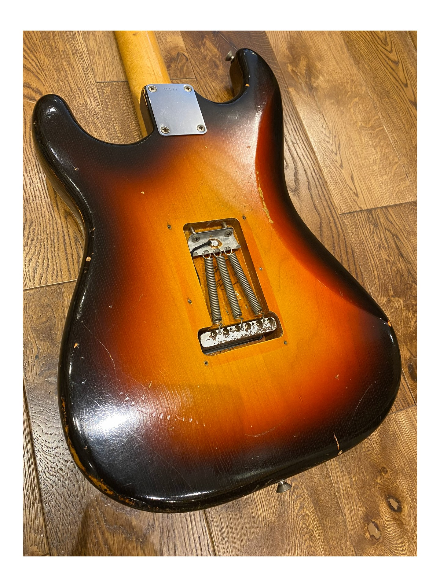 FENDER STRATOCASTER CLIVE BROWN BODY ONLY REFIN de 1960