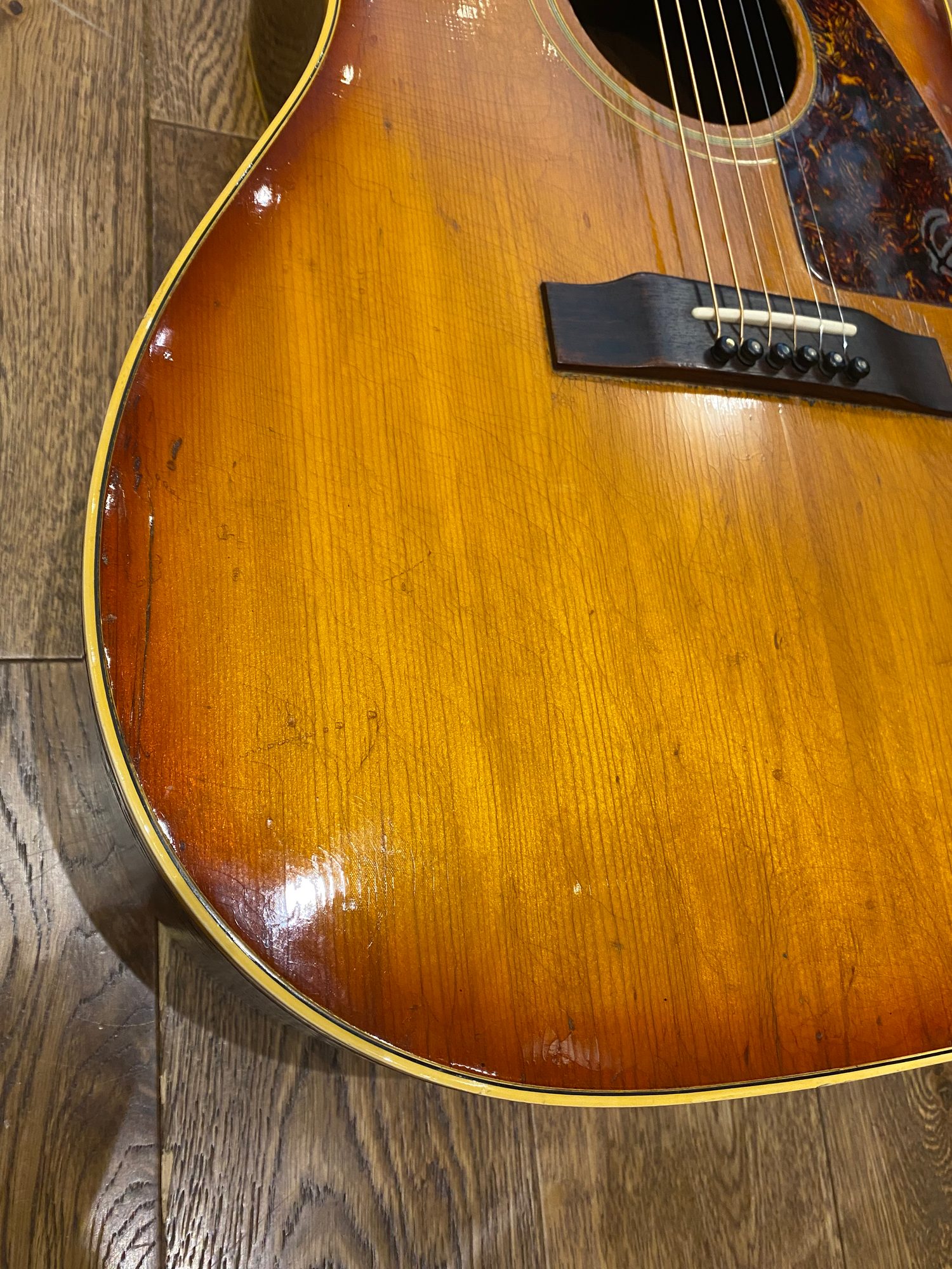 EPIPHONE Texan FT-79 Sunburst de 1966 - photo 3