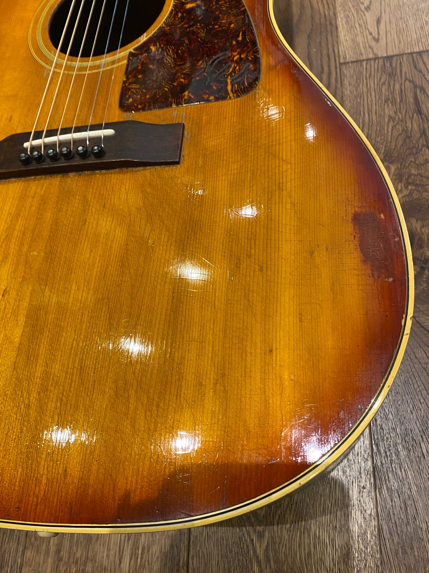 EPIPHONE Texan FT-79 Sunburst de 1966 - photo 4