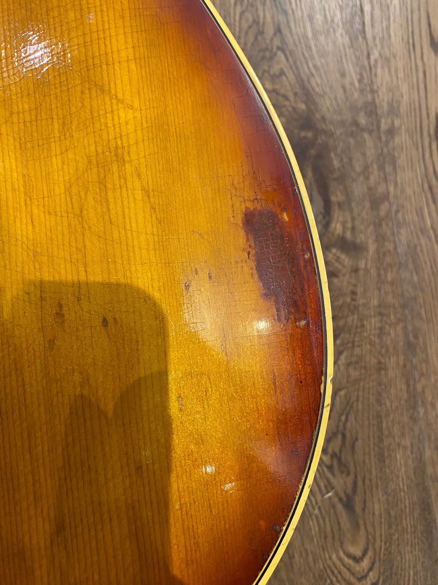EPIPHONE Texan FT-79 Sunburst de 1966 - photo 7