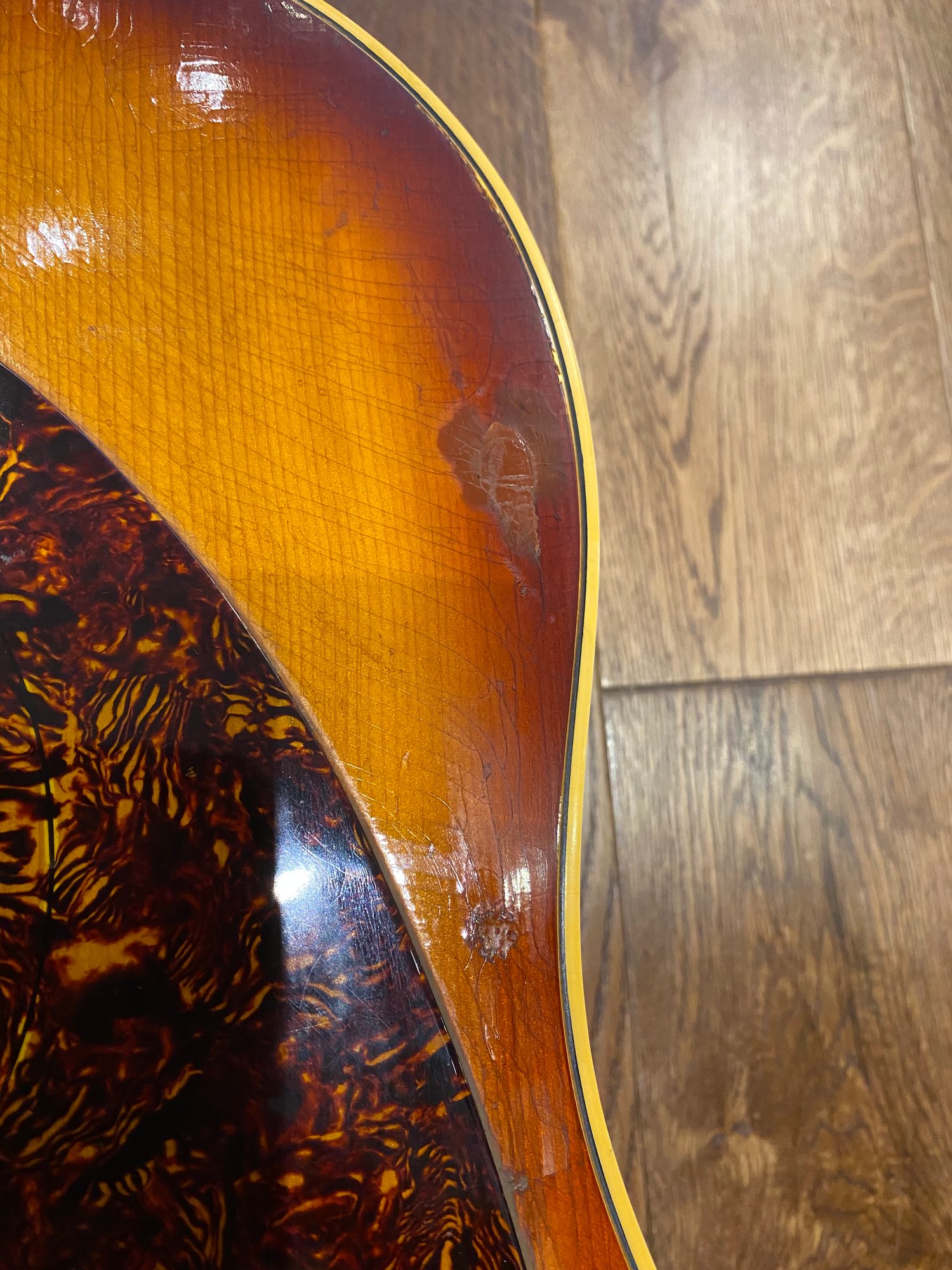 EPIPHONE Texan FT-79 Sunburst de 1966 - photo 8